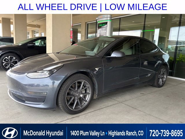 Used 2021 Tesla Model 3 Long Range AWD/4WD image 1