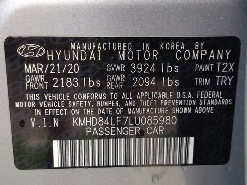 Used 2020 Hyundai Elantra Value Edition w/ Cargo Package (C1) FWD image 33