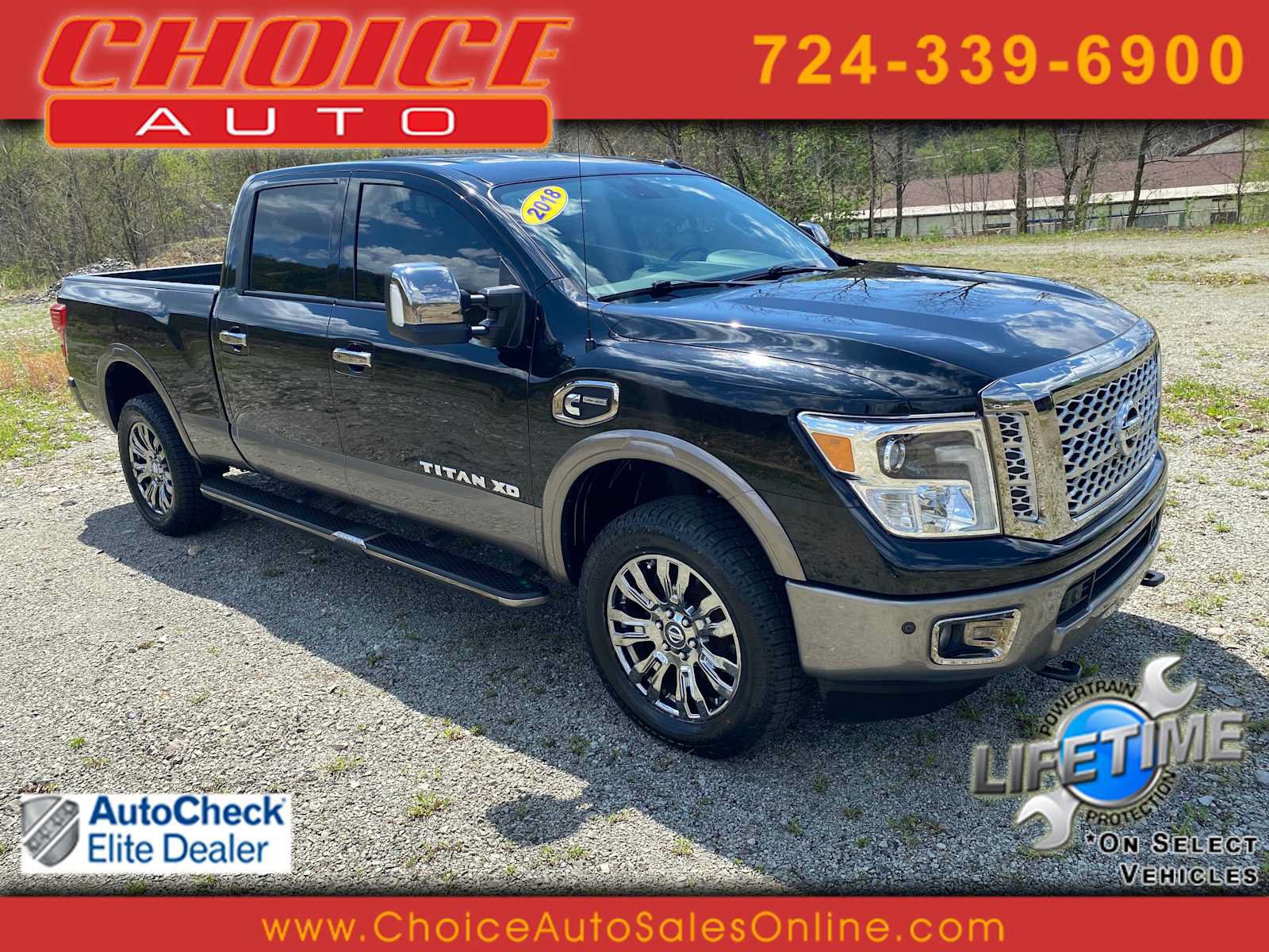 Used 2018 Nissan Titan Platinum Reserve w/ Platinum Utility Package AWD/4WD image 1
