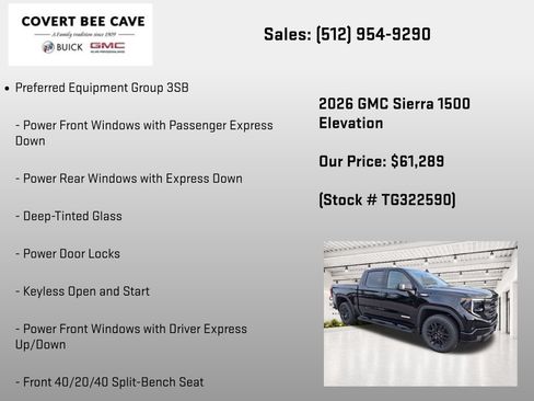 New 2026 GMC Sierra 1500 Elevation AWD/4WD image 7