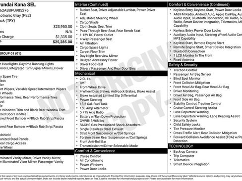 Used 2023 Hyundai Kona SEL image 31