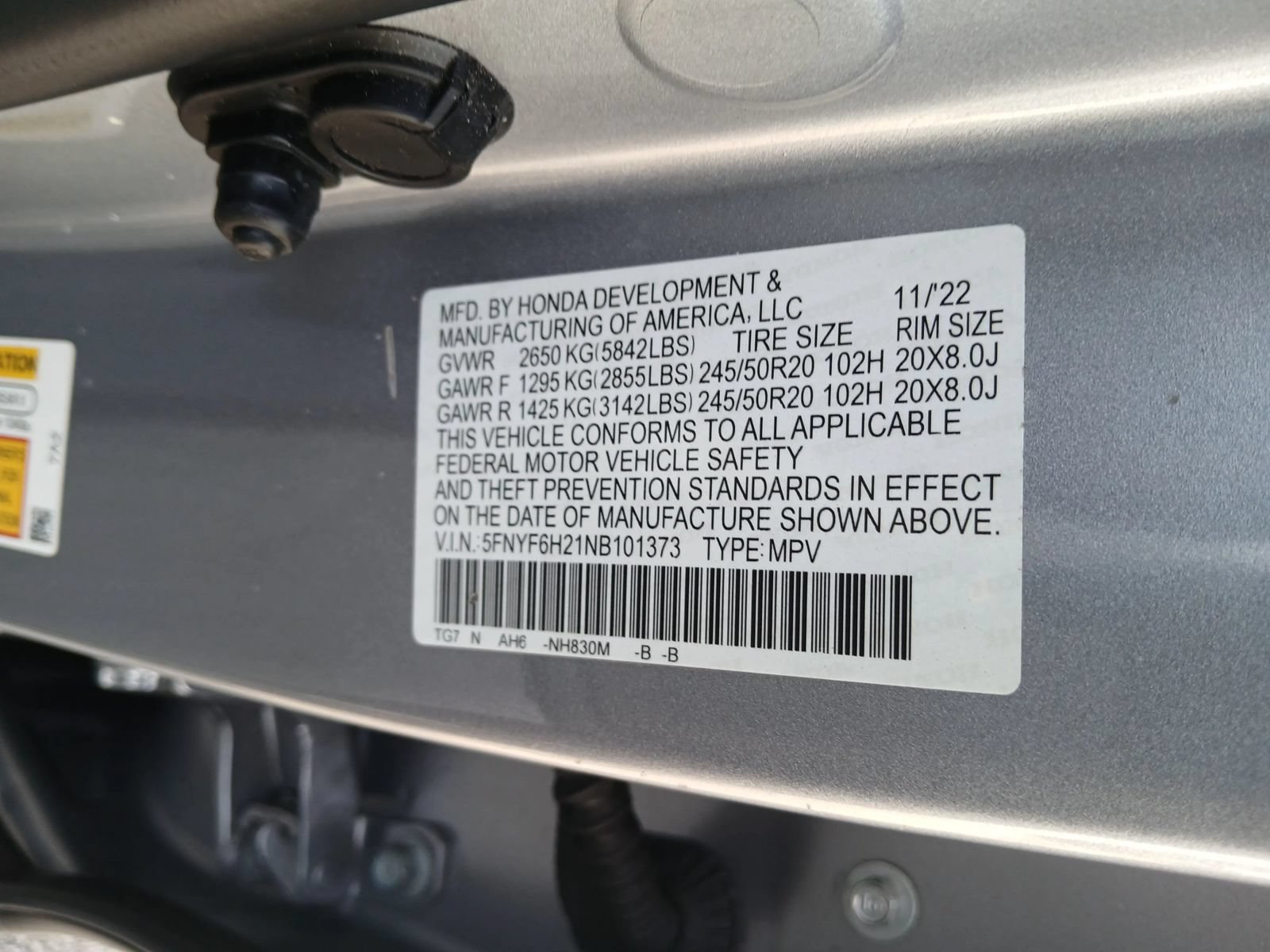 Used 2022 Honda Pilot Special Edition image 10