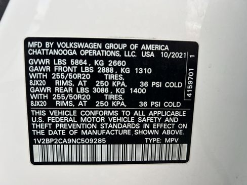 Used 2022 Volkswagen Atlas SEL image 30