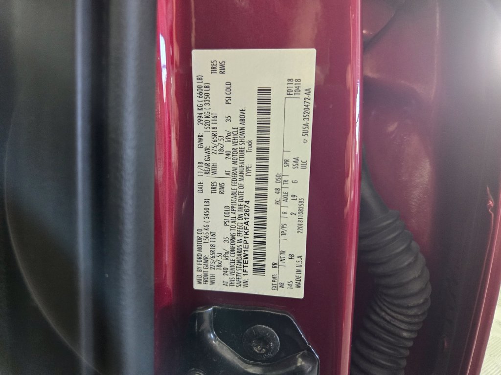 Used 2019 Ford F150 XLT w/ Equipment Group 302A Luxury AWD/4WD image 37
