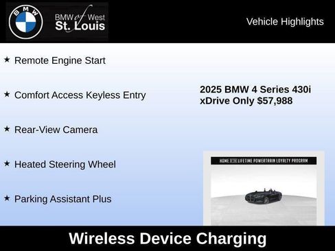 Used 2025 BMW 430i xDrive Convertible w/ Premium Package image 47