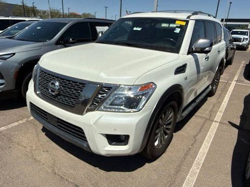 Used 2018 Nissan Armada Platinum w/ Captain Seat Package RWD image 2