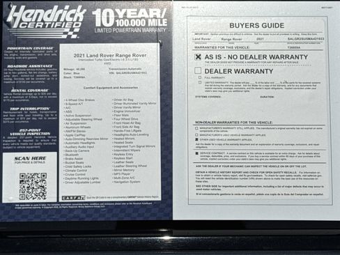 Used 2021 Land Rover Range Rover image 39