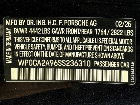 Used 2025 Porsche 911 Carrera RWD image 47