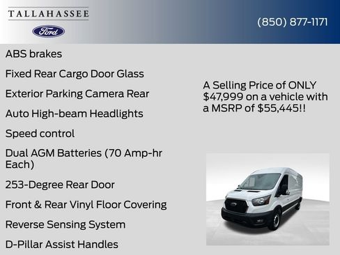 New 2025 Ford Transit 250 148 Medium Roof w/ Load Area Protection Package image 23
