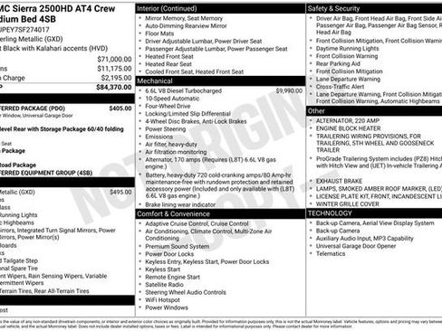Certified 2025 GMC Sierra 2500 AT4 w/ AT4 Preferred Package AWD/4WD image 16