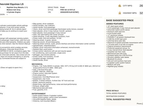 Used 2018 Chevrolet Equinox LS image 2