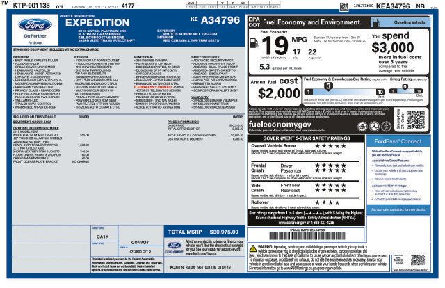 Used 2019 Ford Expedition Platinum AWD/4WD image 6