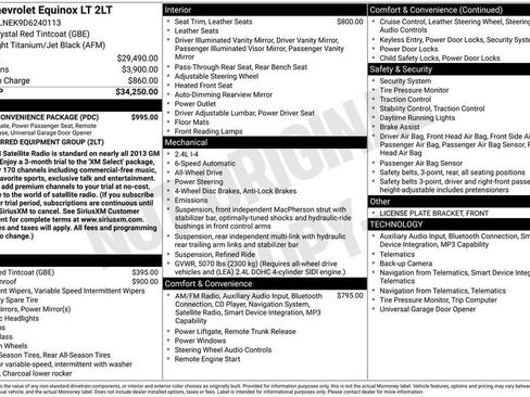 Certified 2013 Chevrolet Equinox LT w/ Power Convenience Package image 11