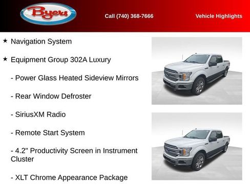 Used 2019 Ford F150 XLT w/ Equipment Group 302A Luxury AWD/4WD image 13