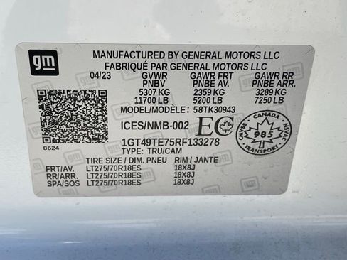 Used 2024 GMC Sierra 3500 SLE w/ SLE Value Package image 34