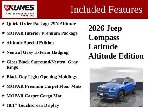 New 2026 Jeep Compass Latitude AWD/4WD image 3
