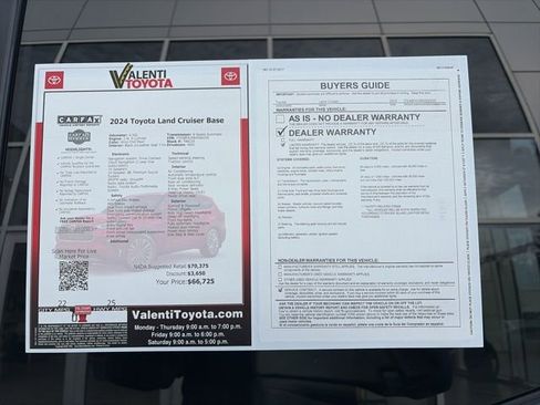 Used 2024 Toyota Land Cruiser w/ Premium Package AWD/4WD image 34
