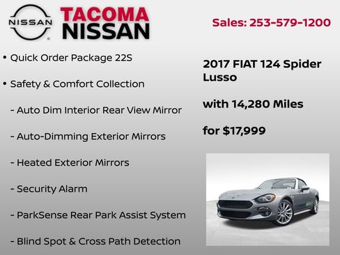 Used 2017 FIAT 124 Spider Lusso image 6