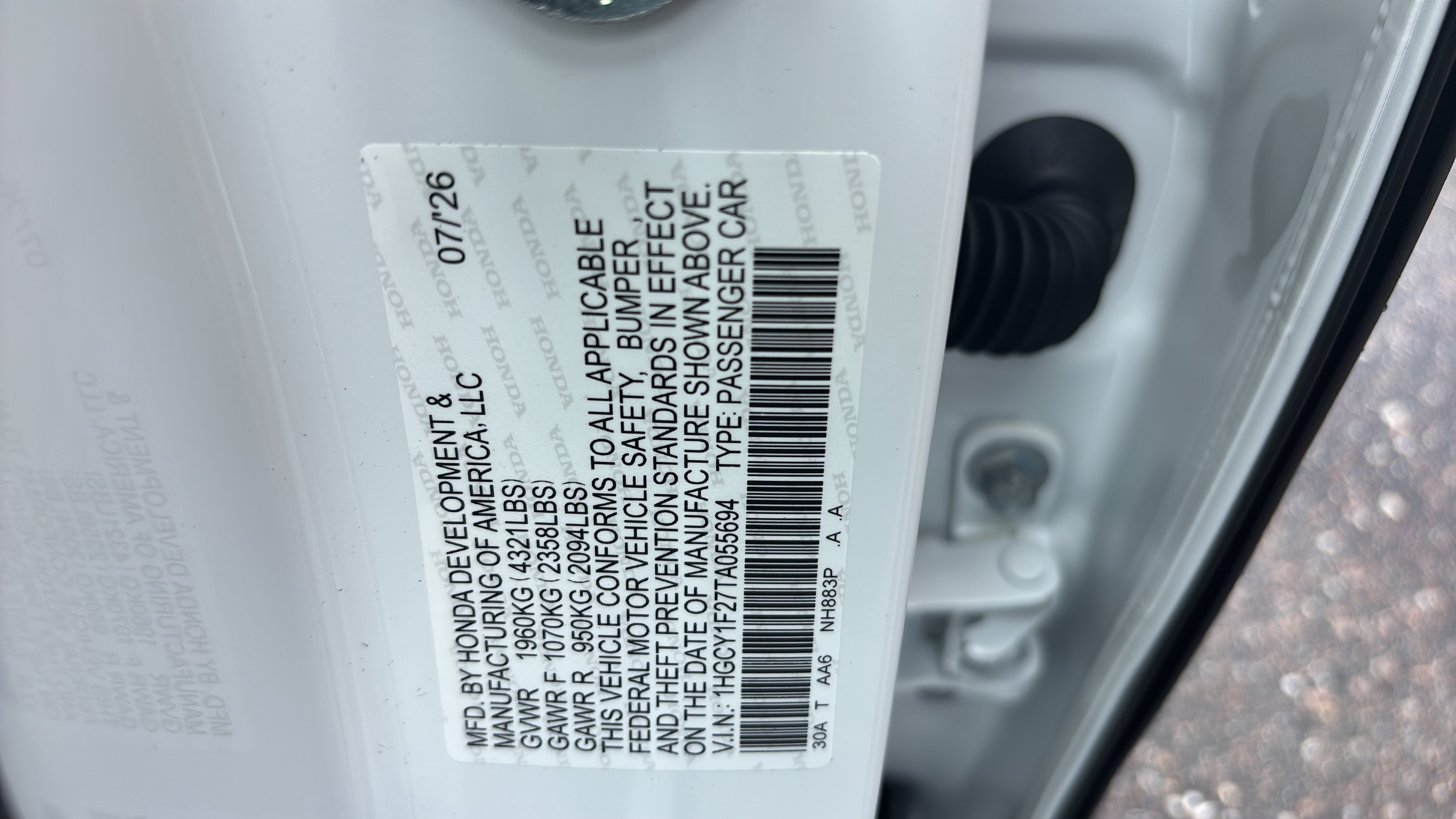 New 2026 Honda Accord LX image 17