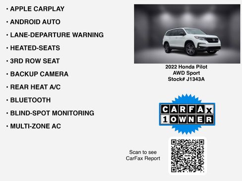 Used 2022 Honda Pilot Sport image 7