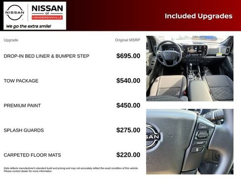 New 2026 Nissan Frontier SV w/ Tow Package AWD/4WD image 2