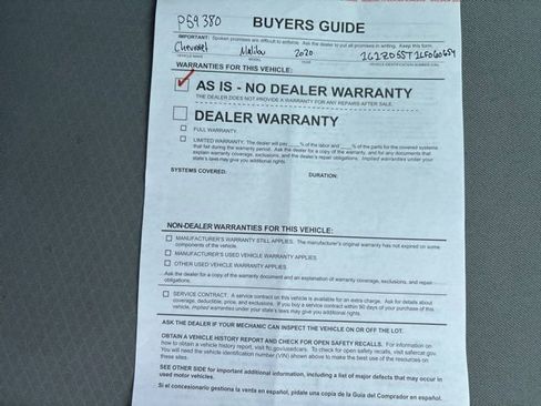 Used 2020 Chevrolet Malibu LT FWD image 38
