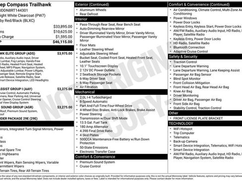 Used 2024 Jeep Compass Trailhawk w/ Trailhawk Elite Group image 40