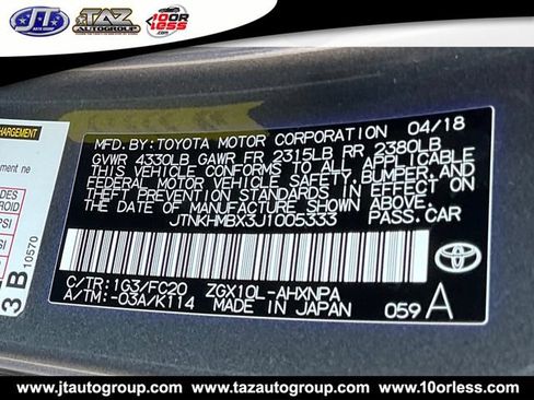 Used 2018 Toyota C-HR XLE FWD image 20