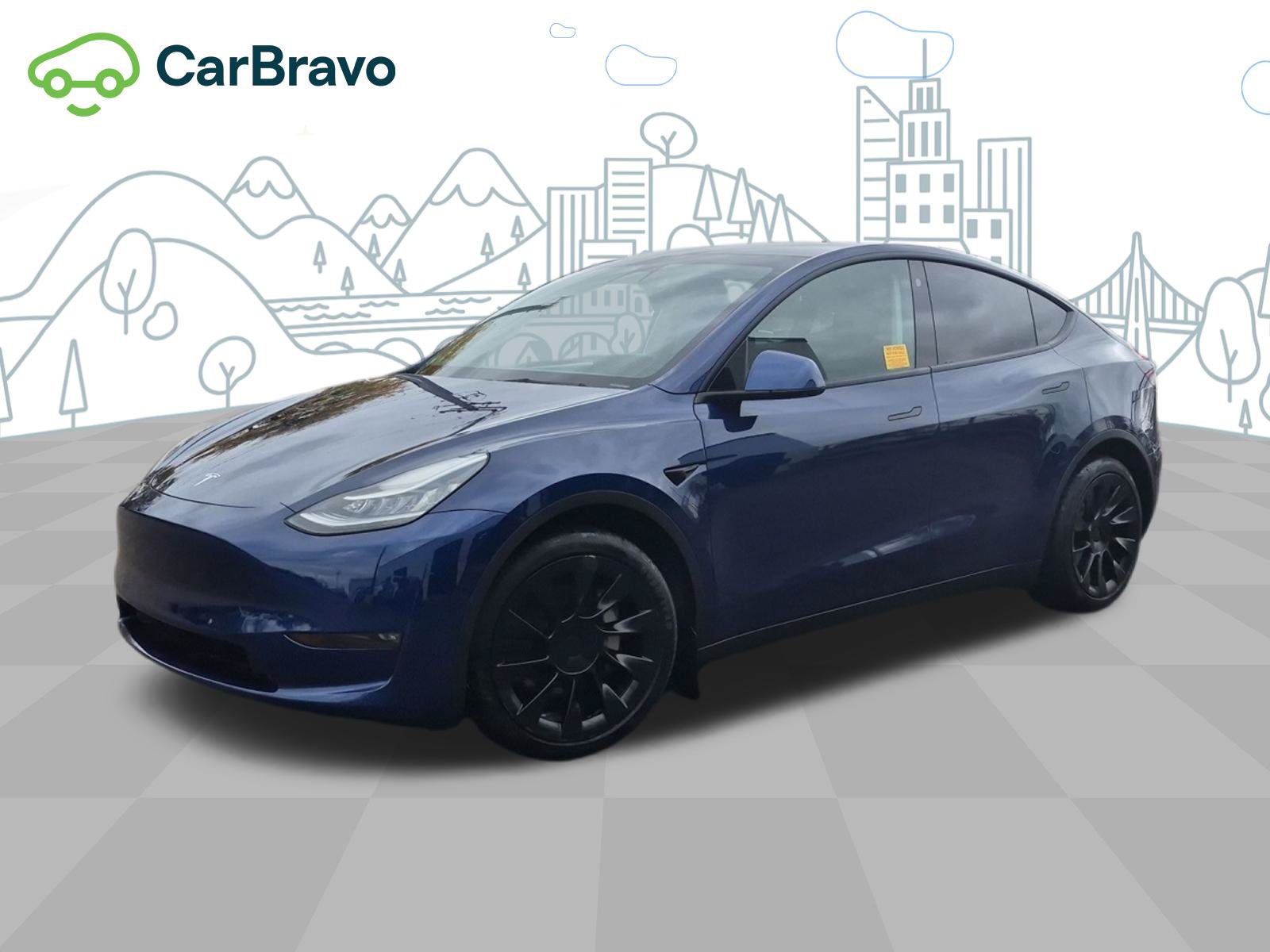 Used 2021 Tesla Model Y Long Range AWD/4WD image 1