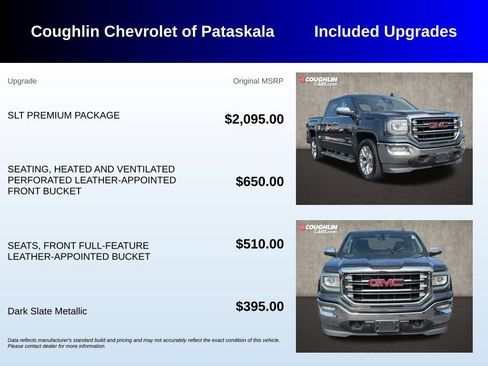 Used 2018 GMC Sierra 1500 SLT w/ SLT Premium Package AWD/4WD image 3