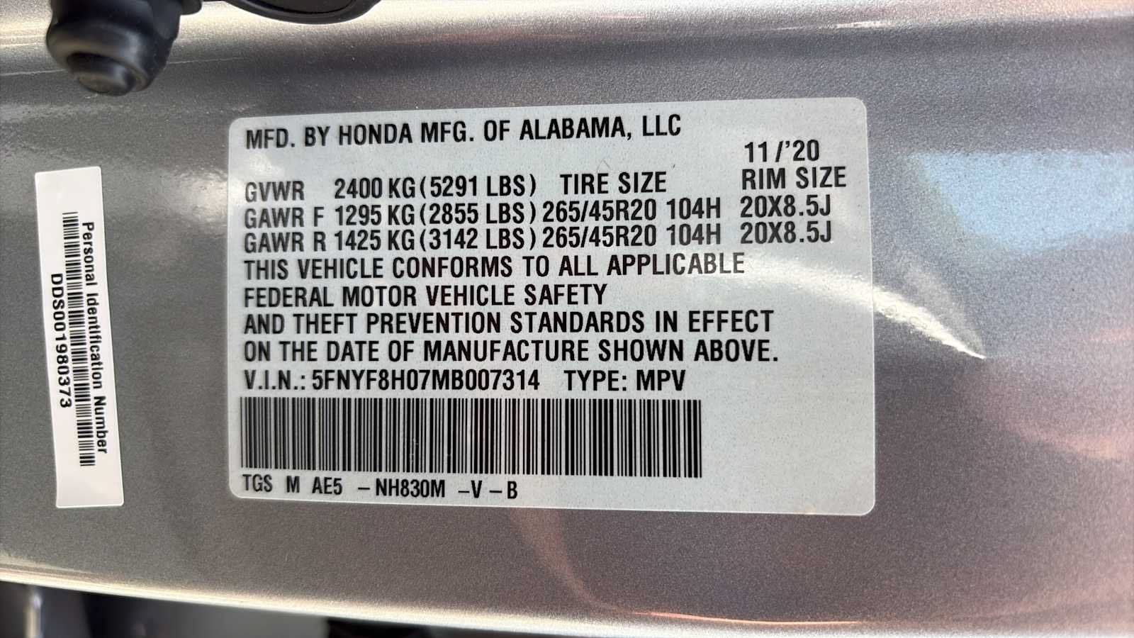 Used 2021 Honda Passport Elite image 15