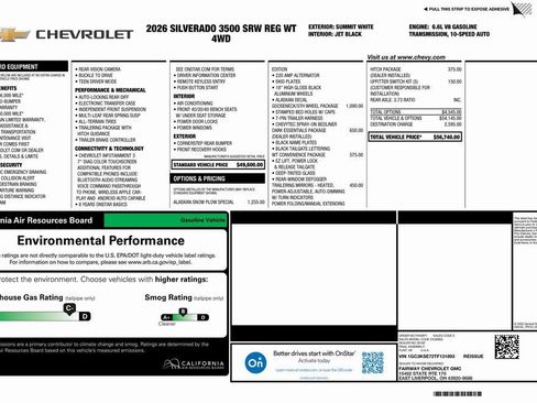 New 2026 Chevrolet Silverado 3500 W/T AWD/4WD image 4