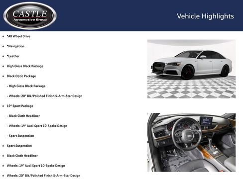Used 2017 Audi A6 3.0T Premium Plus w/ Black Optic Package AWD/4WD image 4