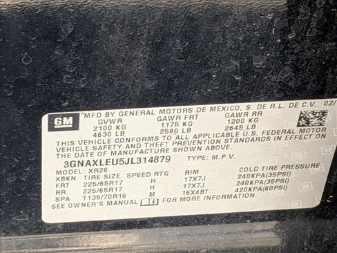 Used 2018 Chevrolet Equinox LT image 16