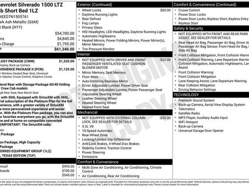 Used 2022 Chevrolet Silverado 1500 LTZ w/ Technology Package RWD image 7