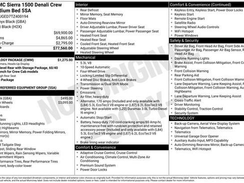 New 2026 GMC Sierra 1500 Denali w/ Technology Package AWD/4WD image 24