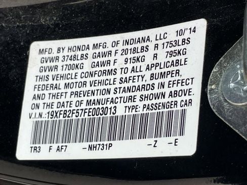 Used 2015 Honda Civic LX image 25