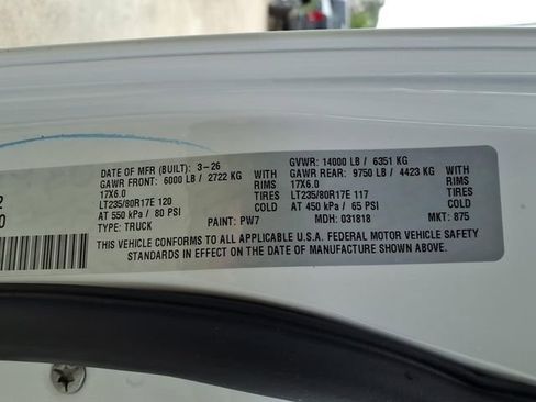 New 2026 RAM 3500 Tradesman AWD/4WD image 22