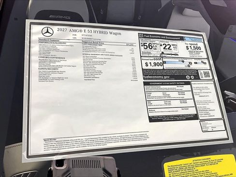 New 2027 Mercedes-Benz E 53 AMG e 4MATIC Wagon image 18