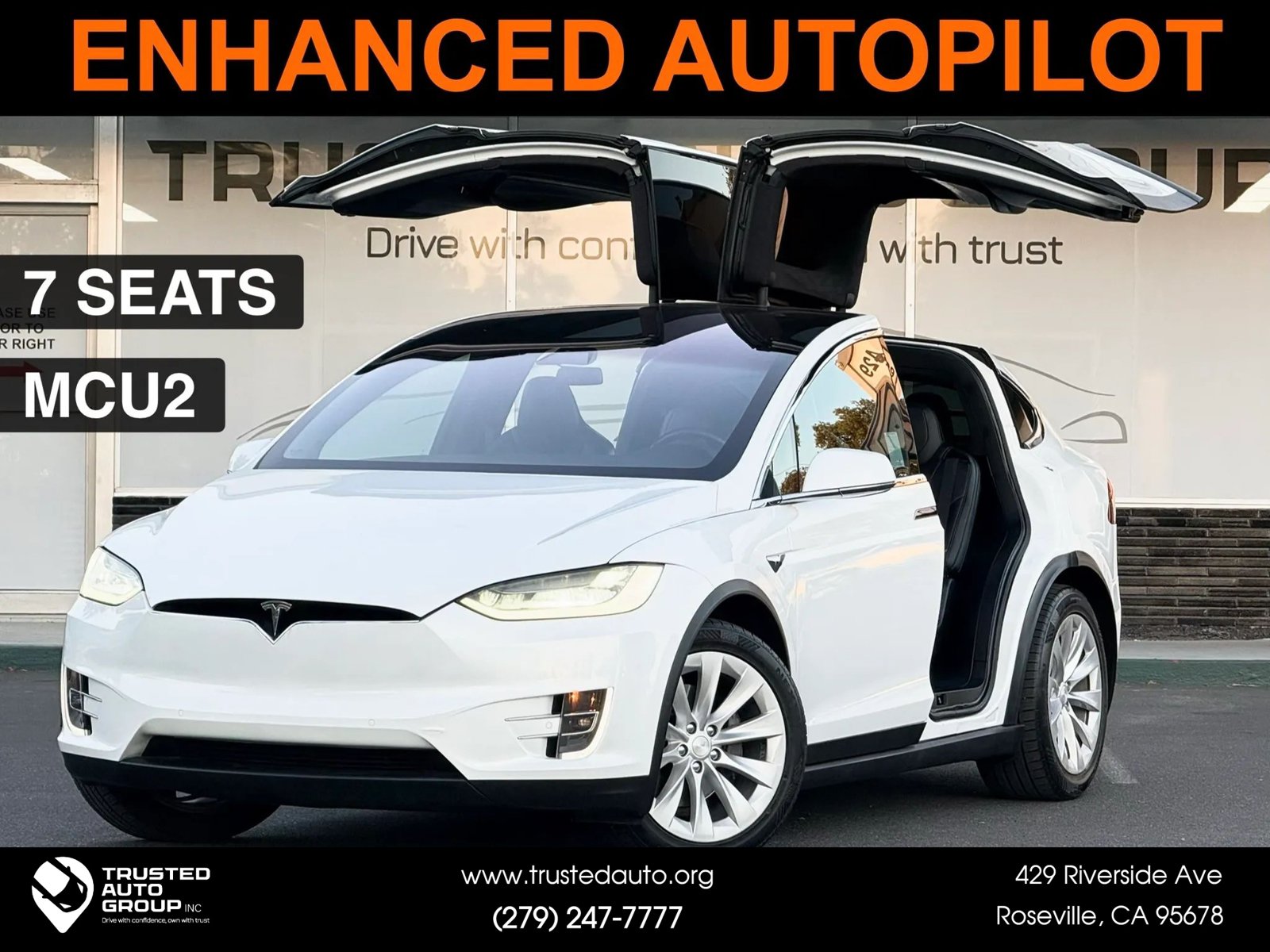 Used 2018 Tesla Model X 75D AWD/4WD image 1