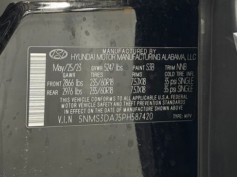 Certified 2023 Hyundai Santa Fe SEL w/ Premium Package AWD/4WD image 28