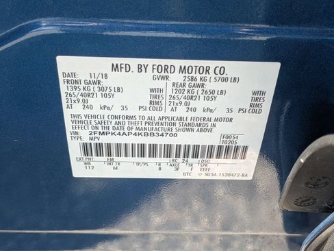 Used 2019 Ford Edge ST w/ Equipment Group 401A AWD/4WD image 21
