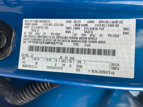 Used 2021 Ford F150 XL w/ STX Appearance Package image 40