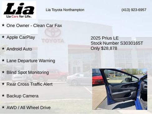 Used 2025 Toyota Prius LE AWD/4WD image 7
