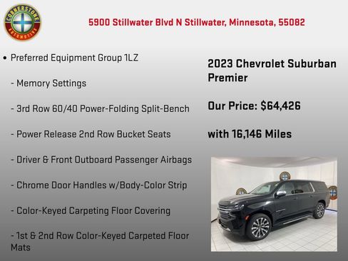 Used 2023 Chevrolet Suburban Premier AWD/4WD image 5