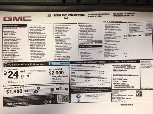 Used 2021 GMC Sierra 1500 SLT image 37