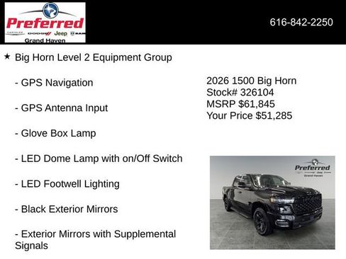 New 2026 RAM 1500 4x4 Crew Cab image 18