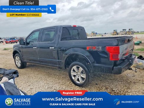 Used 2018 Ford F150 Platinum w/ Equipment Group 701A Luxury AWD/4WD image 3