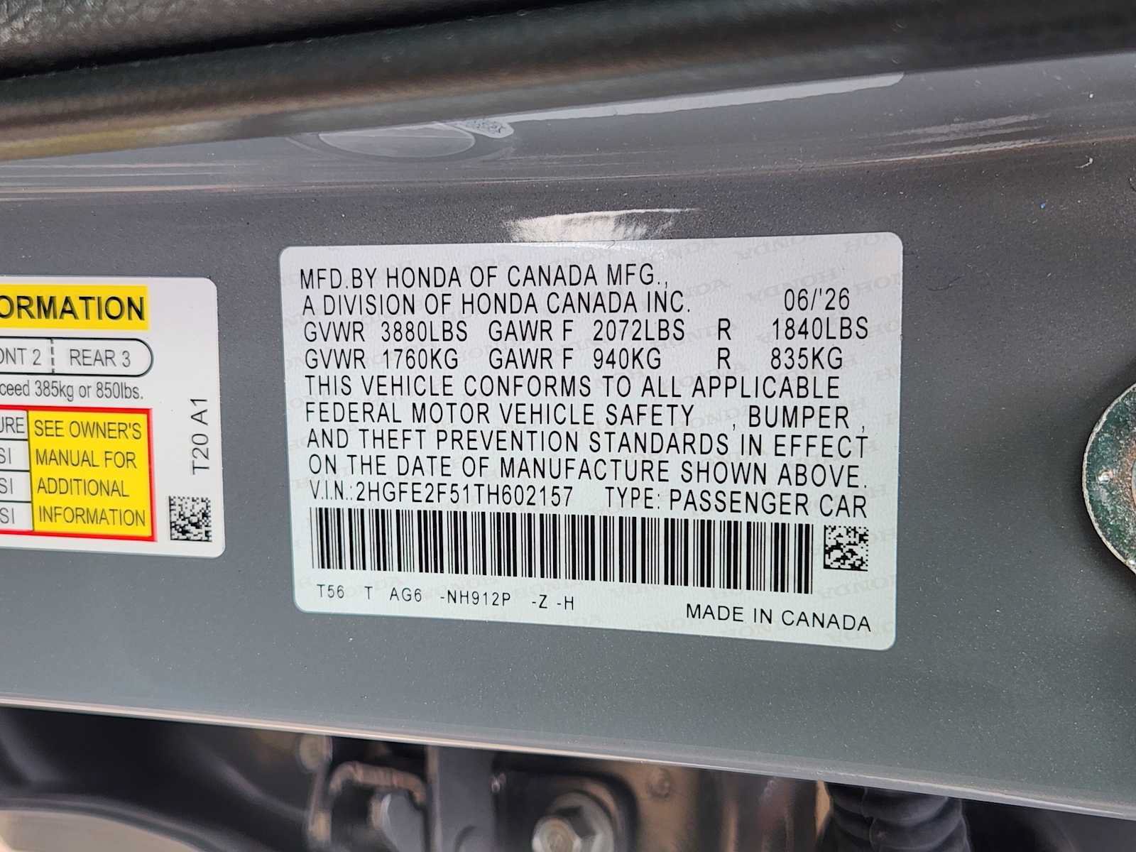 Used 2026 Honda Civic Sport image 32