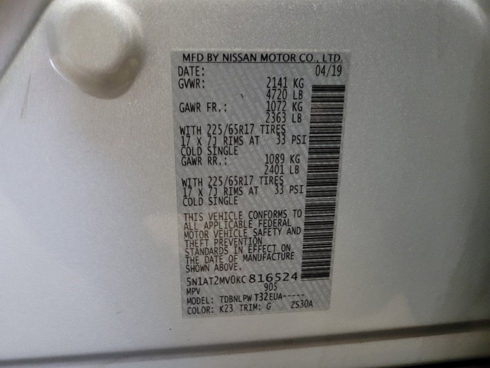 Used 2019 Nissan Rogue S AWD/4WD image 33